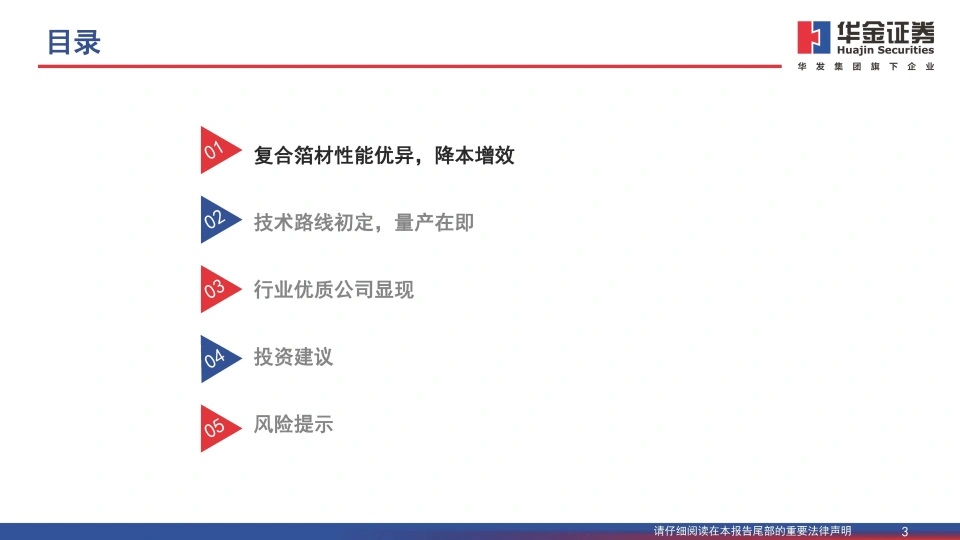 复合铜箔行业研究报告：复合箔材产业化进程加速，量产在即